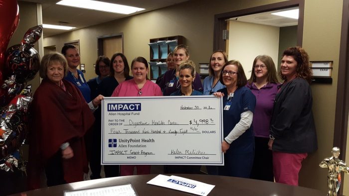 Allen Digestive Health Center Receives Foundation Grant